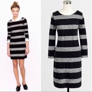 J.Crew Striped Boatneck Dress S